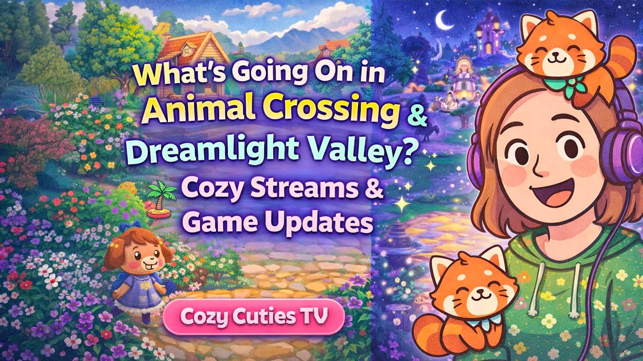 What’s Going On in Animal Crossing & Dreamlight Valley? 🌿✨ Cozy Streams & Game Updates