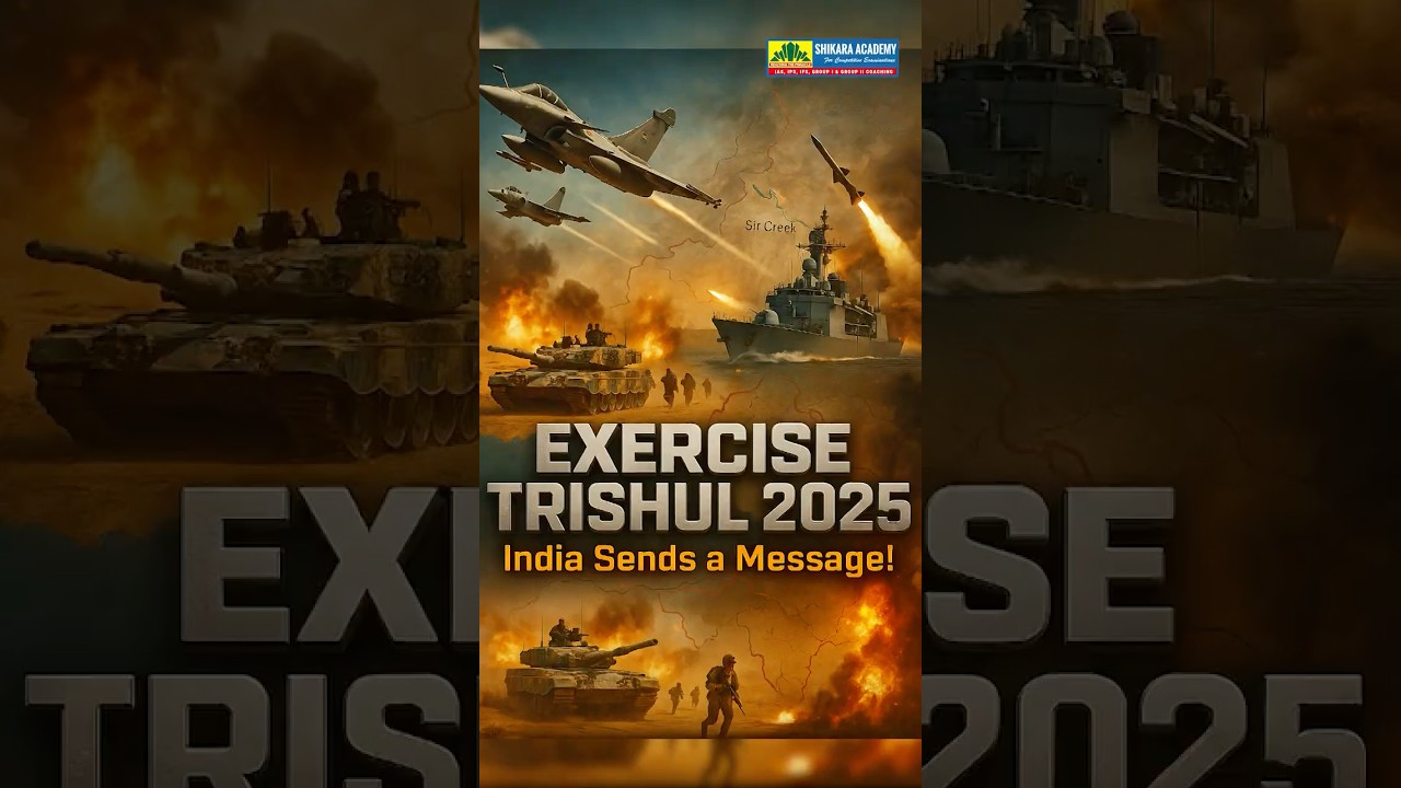 Учения &laquo;Тришул-2025&raquo; 🇮🇳 Армия, флот и военно-воздушные силы Индии объединяются!