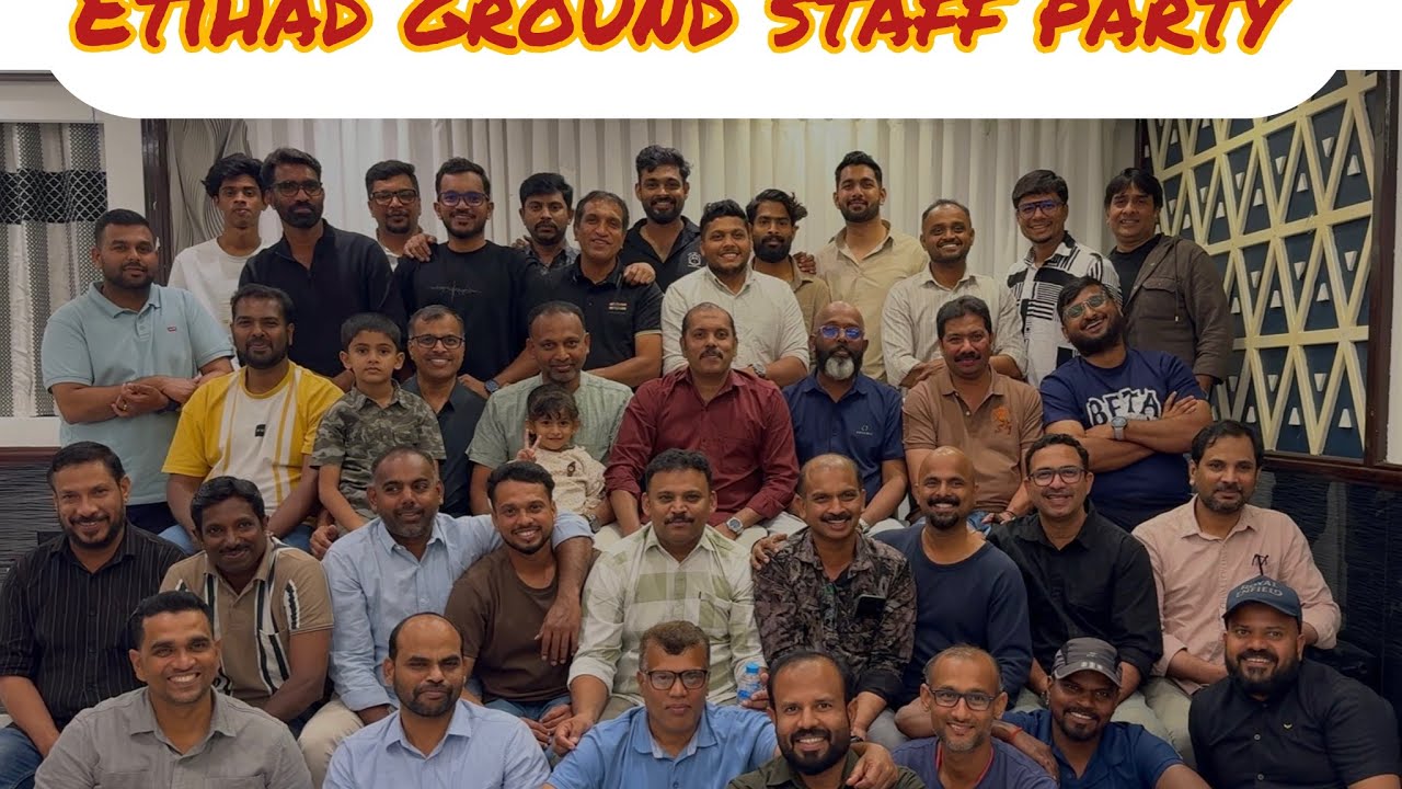 ETIHAD RAMP STAFF GET TOGETHER 