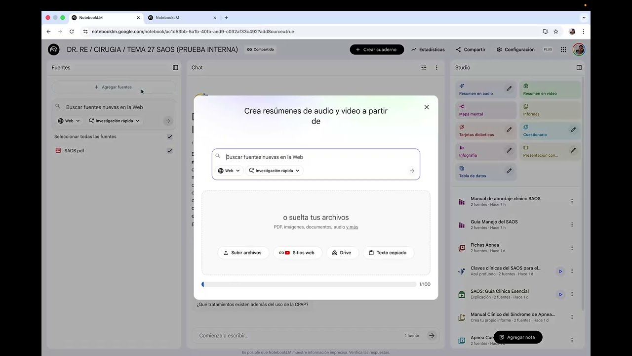 Notebooklm Inteligencia artificial para el ENARM