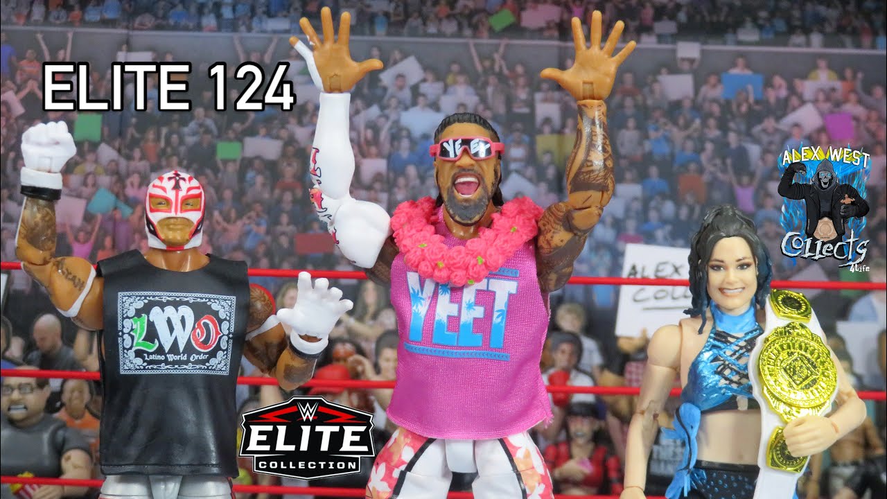 Фигурки WWE Mattel Elite серии 124: Джей Усо, Рей Мистерио и Лира Валькирия!