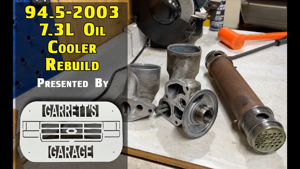 Ремонт масляного охладителя Powerstroke 94-03 OBS или SD