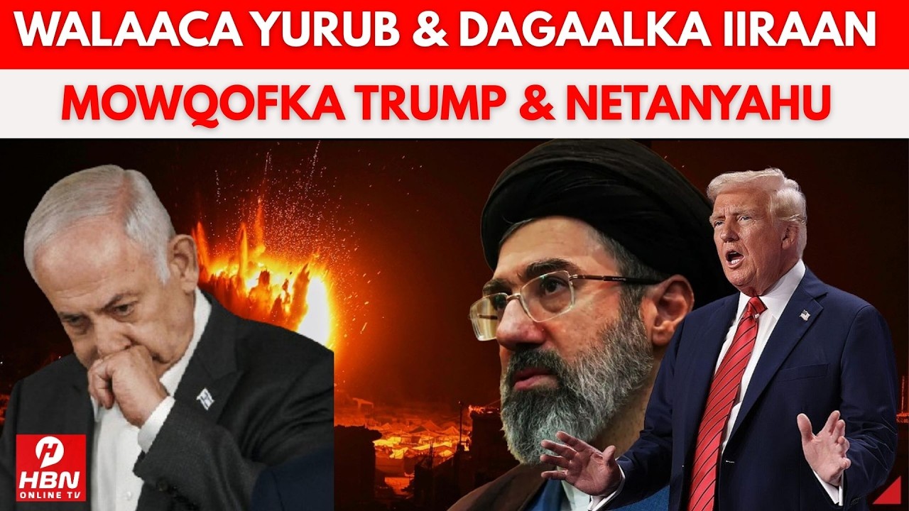 MUXUU YAHAY WALAACA YURUB EE DAGAALKA TRUMP & NETANYAHU EE i!RAAN + XSBLLH OO LAGA YAABAN YAHAY