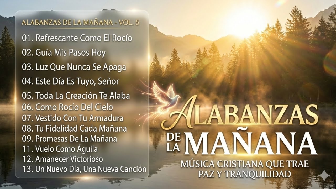 MUSICA CRISTIANA QUE REFRESCAN EL CORAZON Y EL ALMA 2026 - ALABANZAS DE LA MAÑANA PARA EMPEZAR EL DÍ