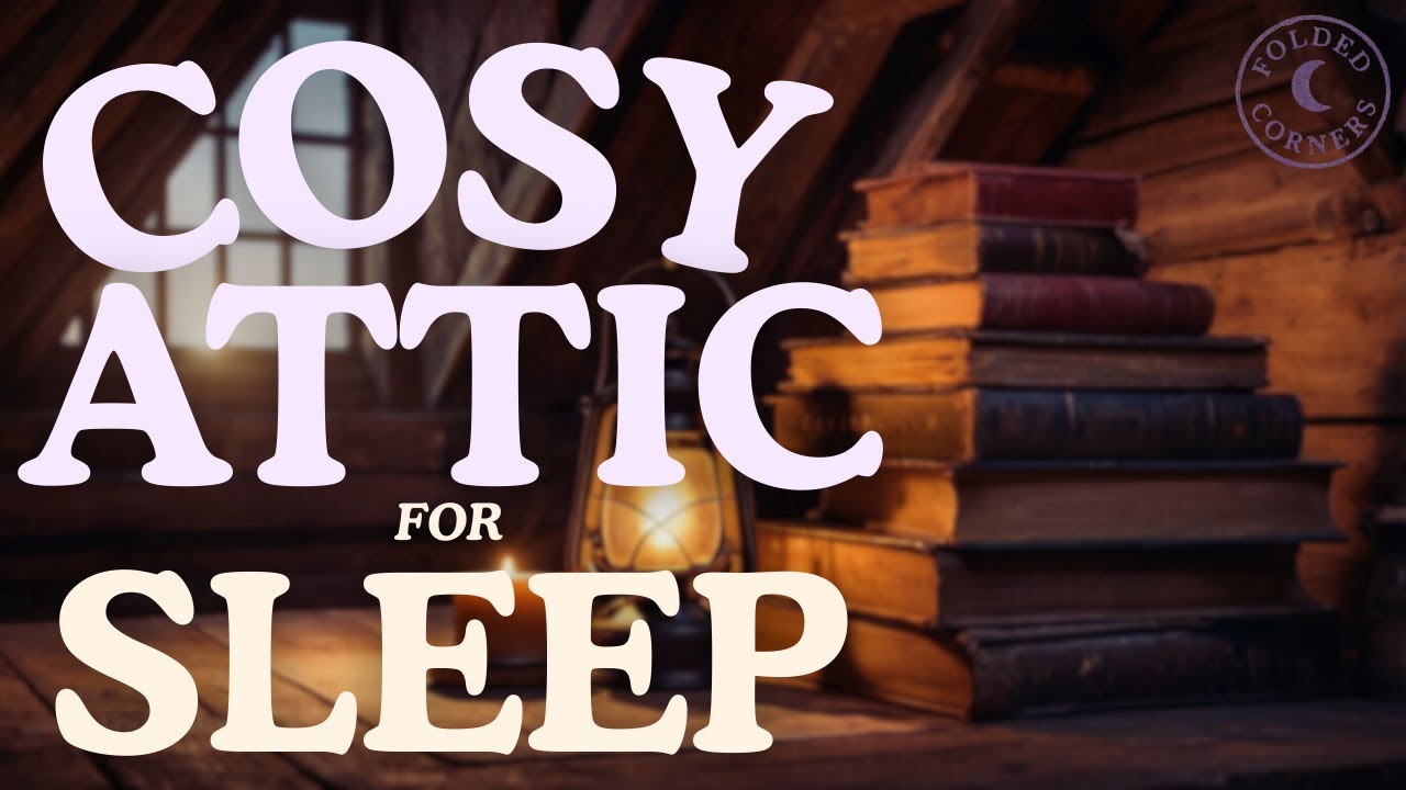 Vintage Sleep Stories for Adults 📚 Cosy Attic and Ambient Nature Sounds 1 HOUR 😌