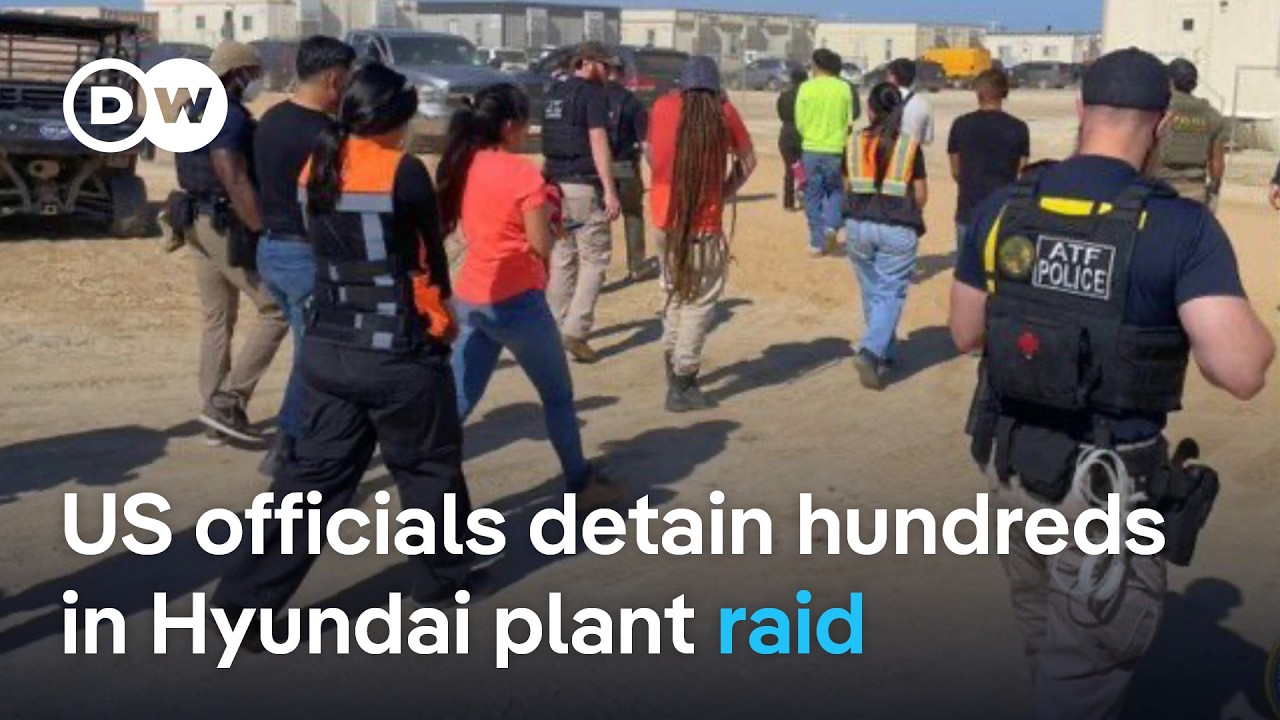 Massive immigration raid at Hyundai plant, most are Korean | DW News