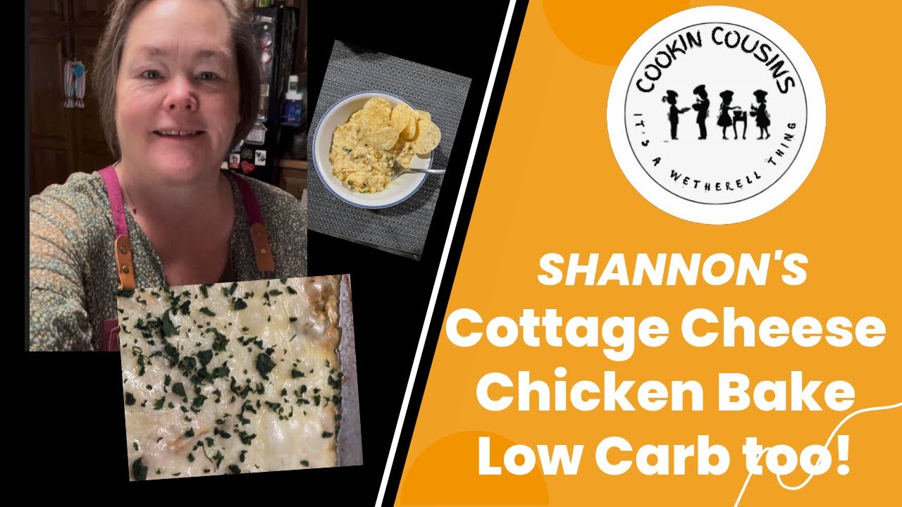 Low Carb Cottage Cheese Chicken Bake #food #recipes #fyp #homecook #lowcarb #chicken #dinner