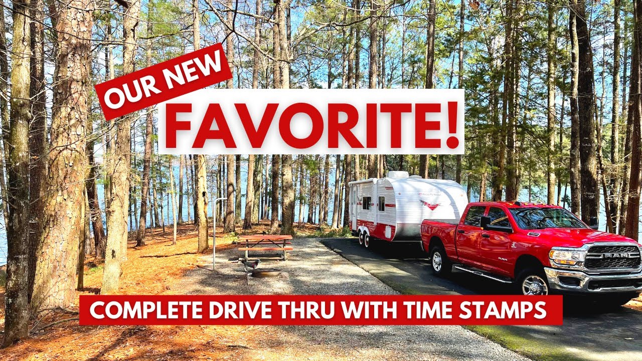 RV Camping at Lake Claiborne State Park in Homer, Louisiana