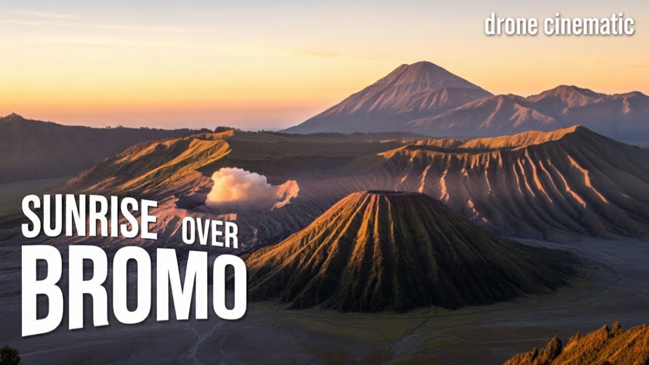 🌄 Mount Bromo Sunrise | Cinematic Drone Video East Java, Indonesia