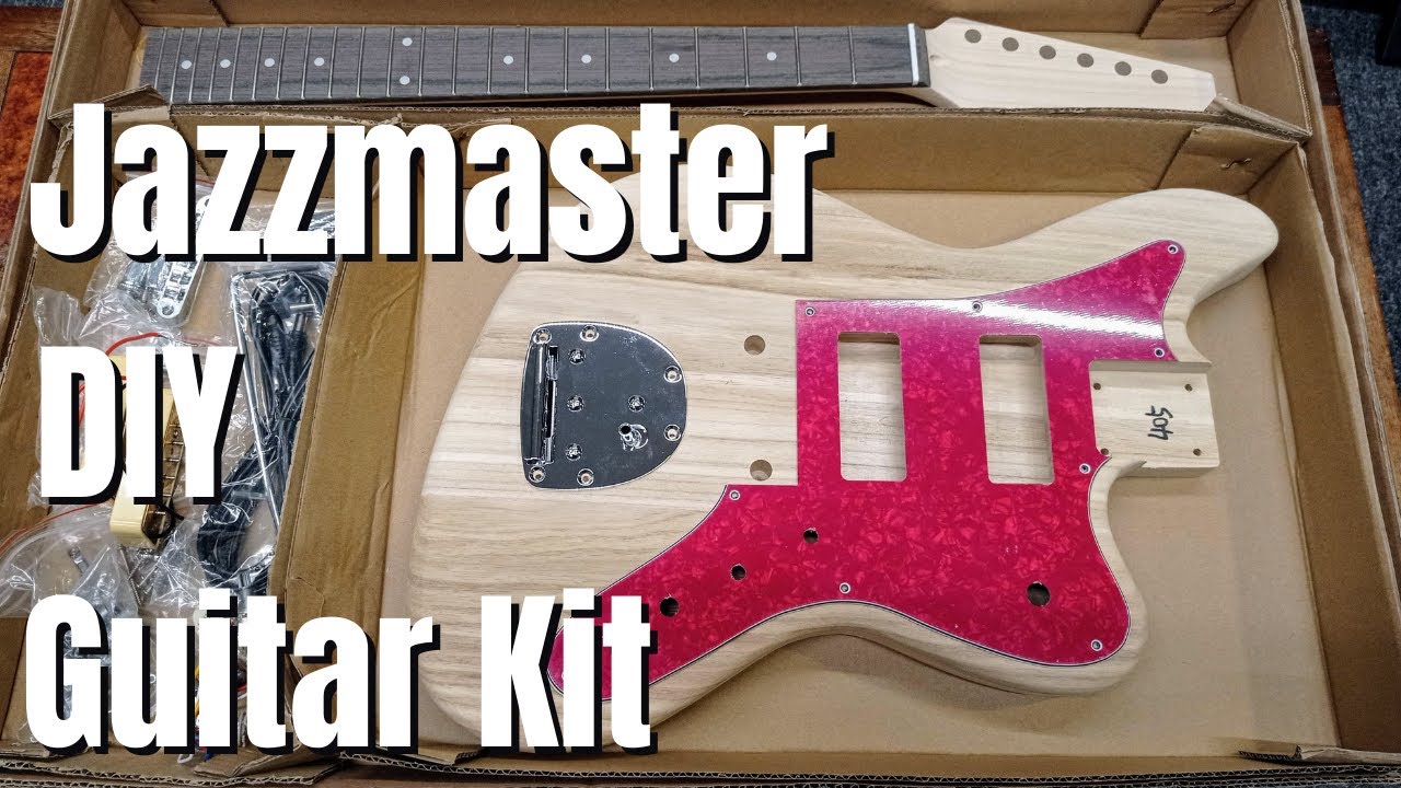 Unboxing Jazzmaster DIY Kit Guitar