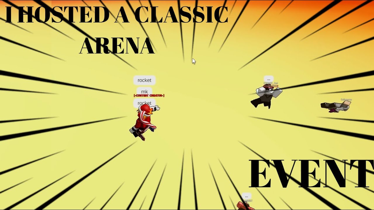I HOSTED A CLASSIC ARENA CONTENT CREATOR EVENT!!! (it was chaos)