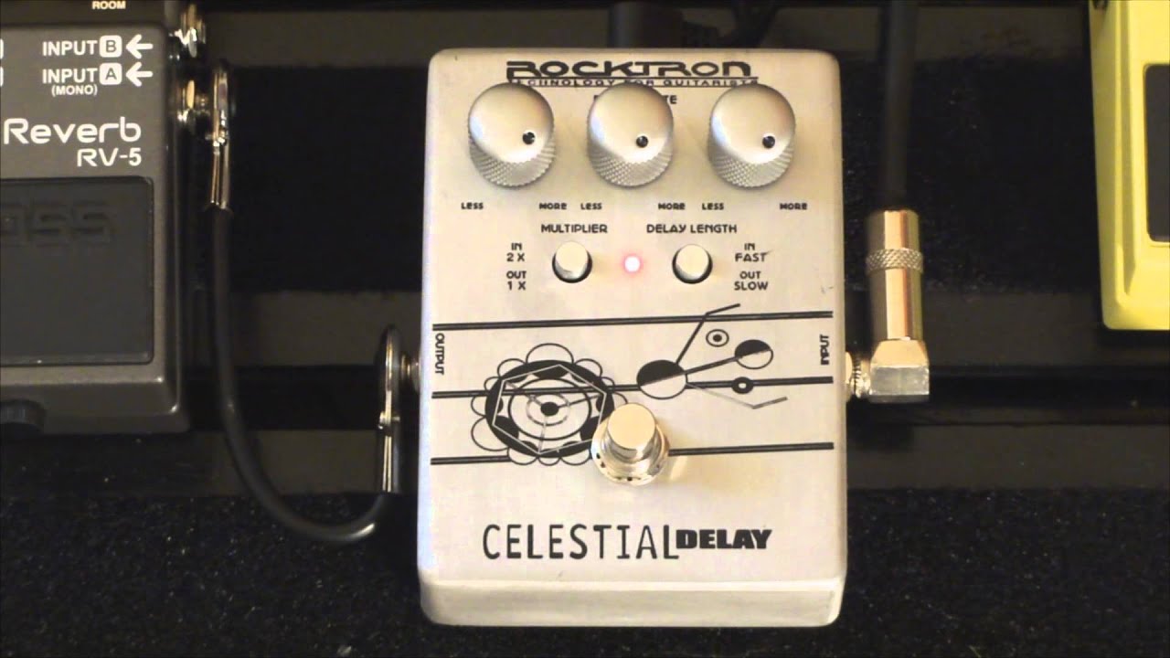 Rocktron Celestial Delay Pedal Demo