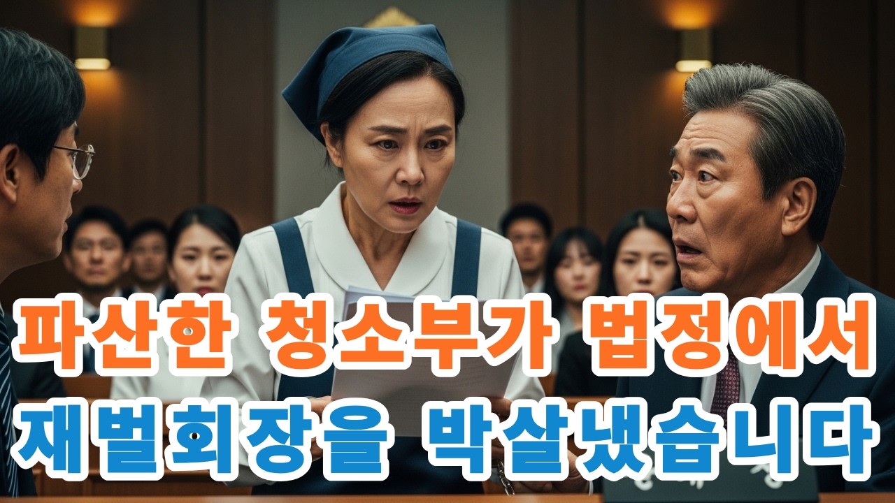 파산한 청소부가 법정에서 재벌회장을 박살냈습니다./시니어사연/오디오북