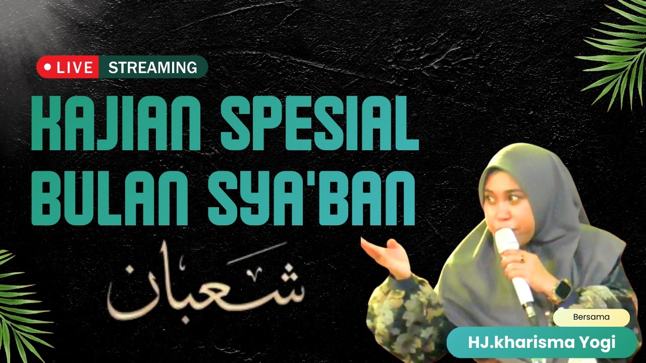 Kajian Spesial Bulan Rojab Bersama Hj Kharisma Yogi,Live Porworjo
