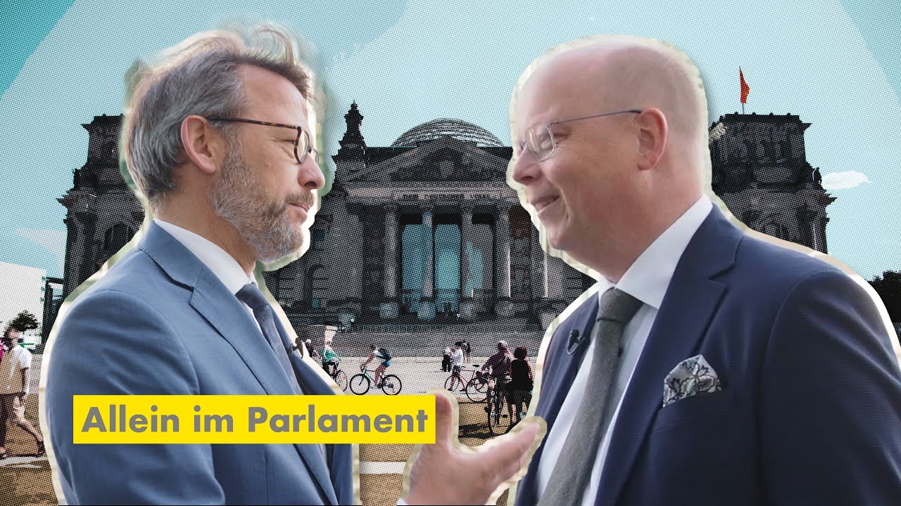Allein im Parlament | Otto Fricke in Berlin 11011