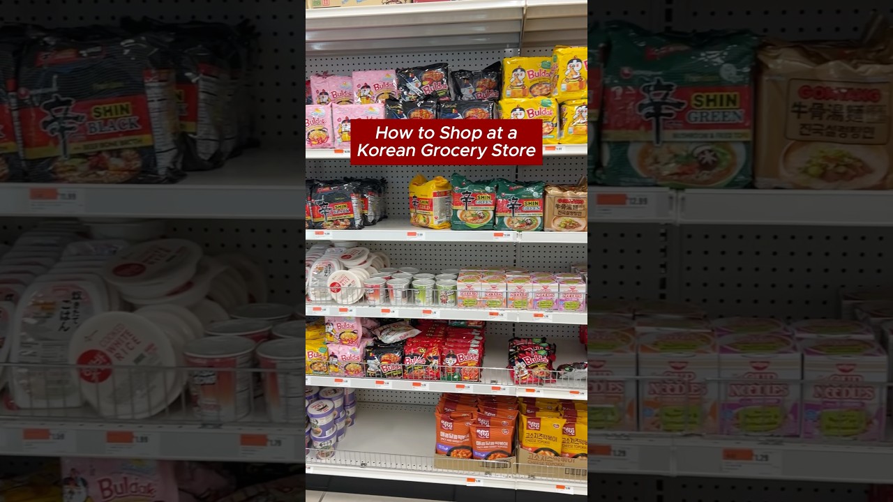 How to Shop at a Korean Grocery Store
