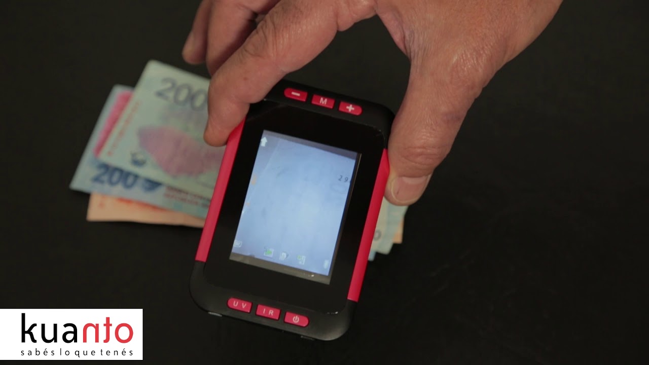 Detectora HS-151 Detector de billetes Falsos Portátil IR/UV