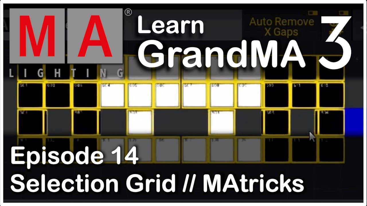 E14 - Сетка выбора и MAtricks - Учебное пособие по GrandMA3