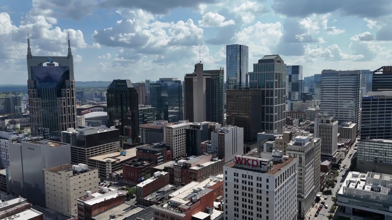 Downtown Nashville Drone Footage | Skyline, Broadway & Riverfront