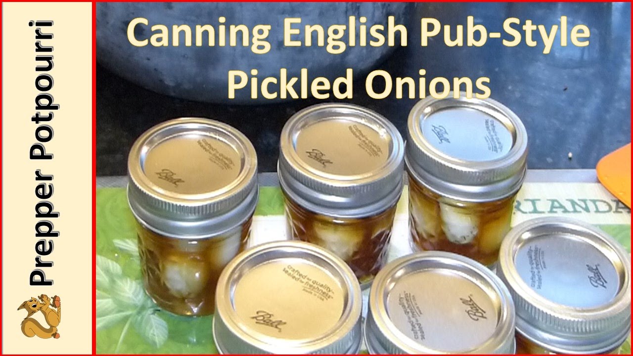 Canning English Pub-Style Pickled Onions
