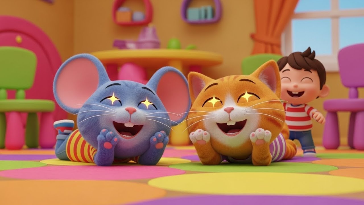 Tom y Jerry se Deslizaron Sobre la Cáscara de Plátano 🍌 | Canciones Infantiles y Rimas para Niños