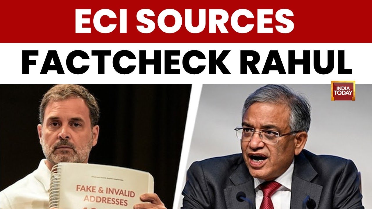 ECI vs Rahul Gandhi on 'Vote Chori': Poll Body Sources Hits Back Over Haryana Fraud Claims