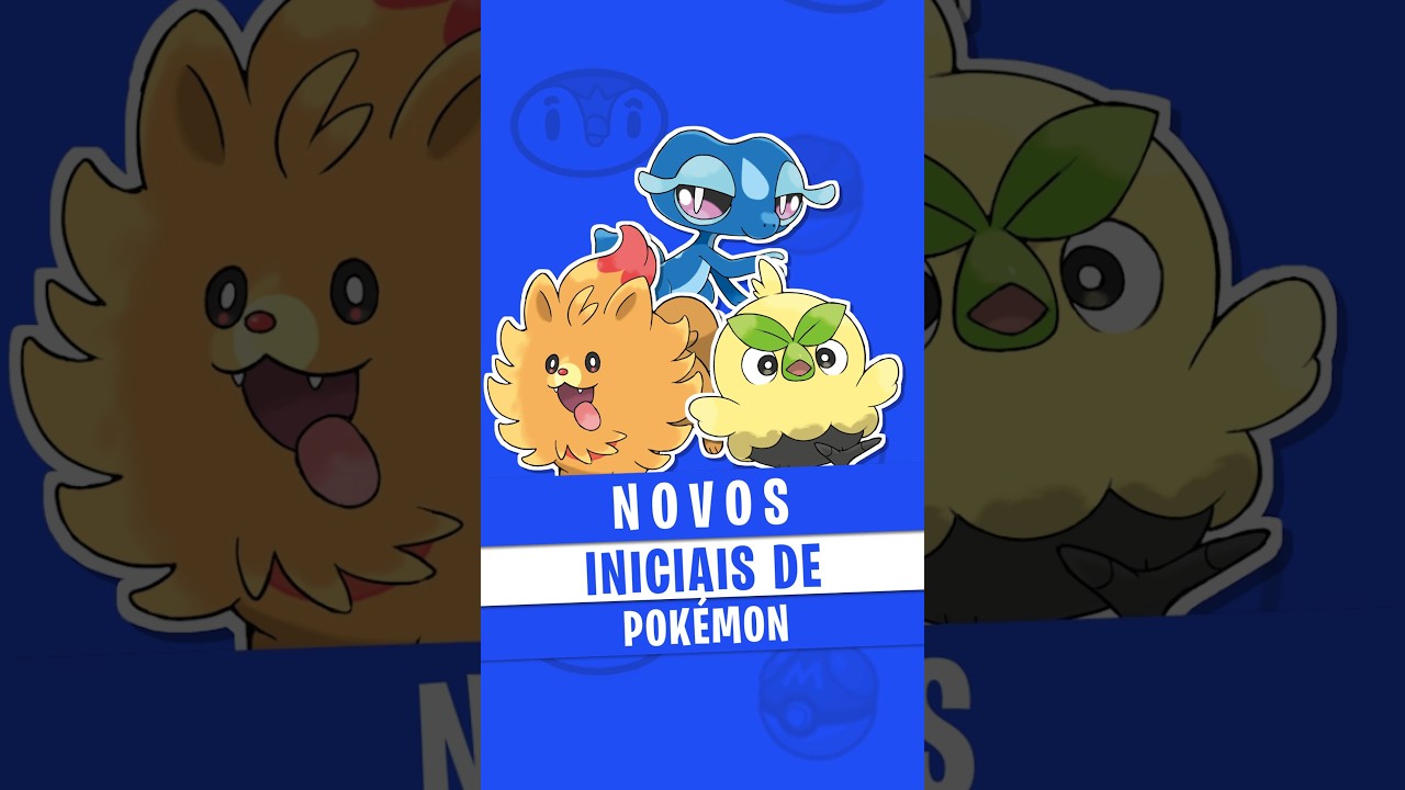 NEW STARTER POK&Eacute;MON FROM THE POKEMON FRANCHISE: Browt, Pombon, Gecqua #pokemon #gen10 #pokemonwin...