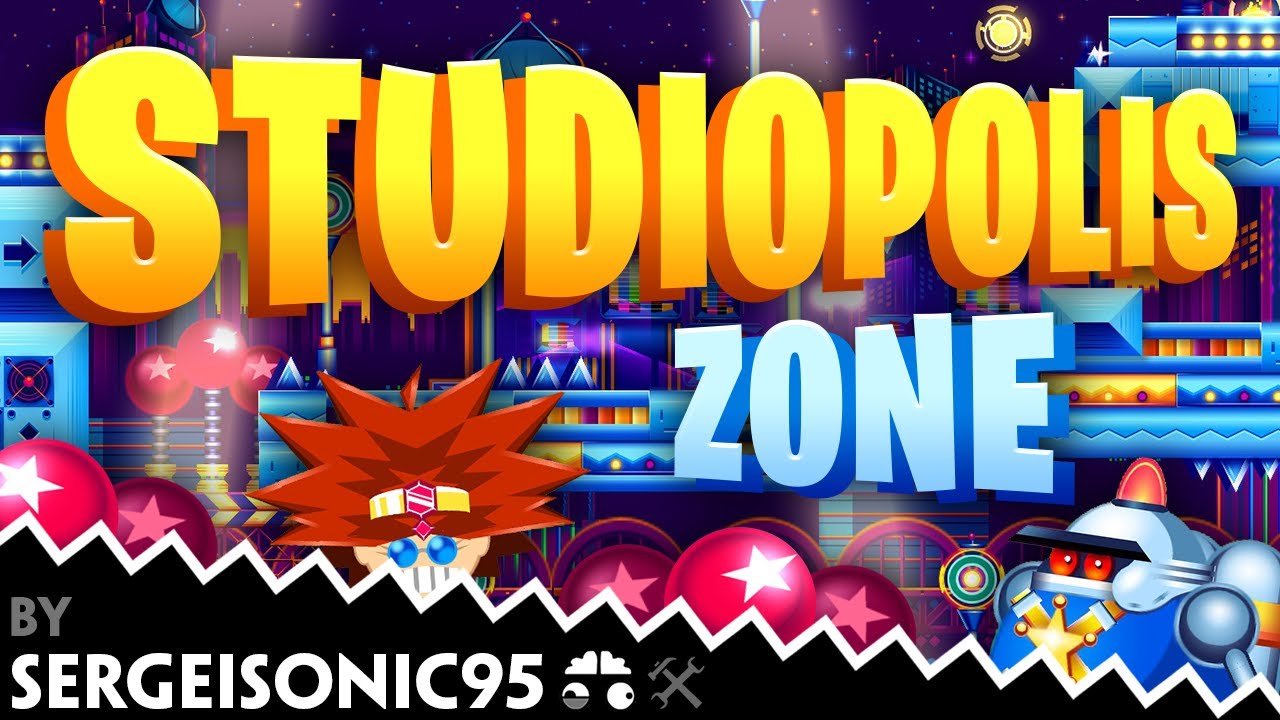 Geometry Dash || StudioPolis Zone by Sergeisonic95 (Me!)