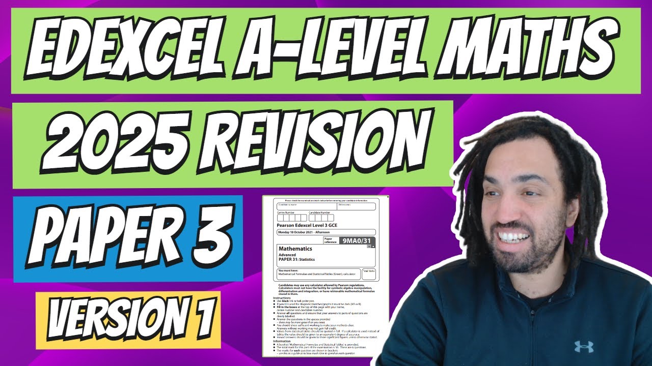 2025 Edexcel Maths A-Level | Revision Paper 3