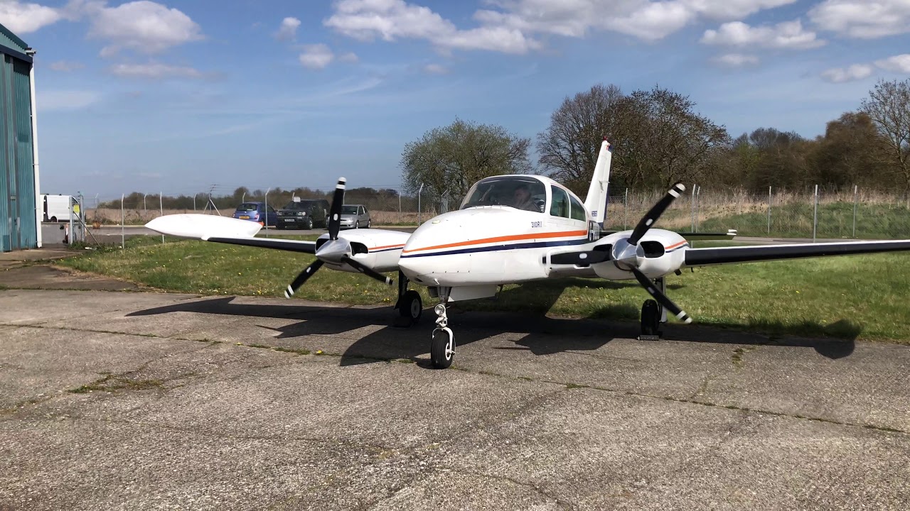 G-RODD Cessna 310R Start up and run