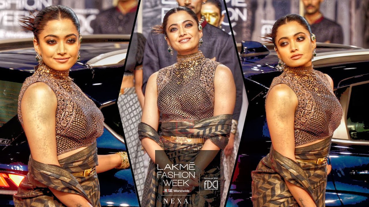 Rashmika Mandana Never Seen Before India Trending Look At Lakmé Fashion Week | Most Beautyfull Look