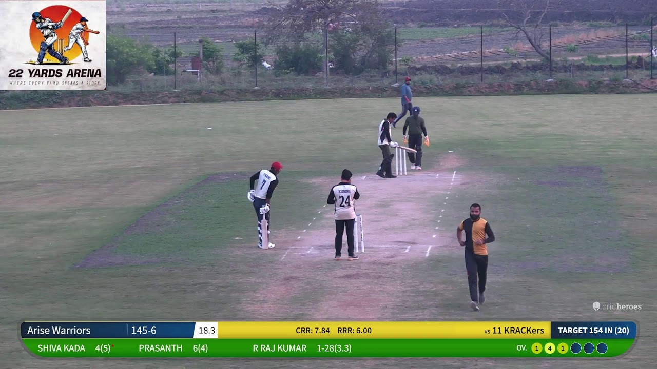 22 YARDS SEASON 1 || SUNDAY   POOL ||  KRACKERS XI     vs ARISE WARRIORS