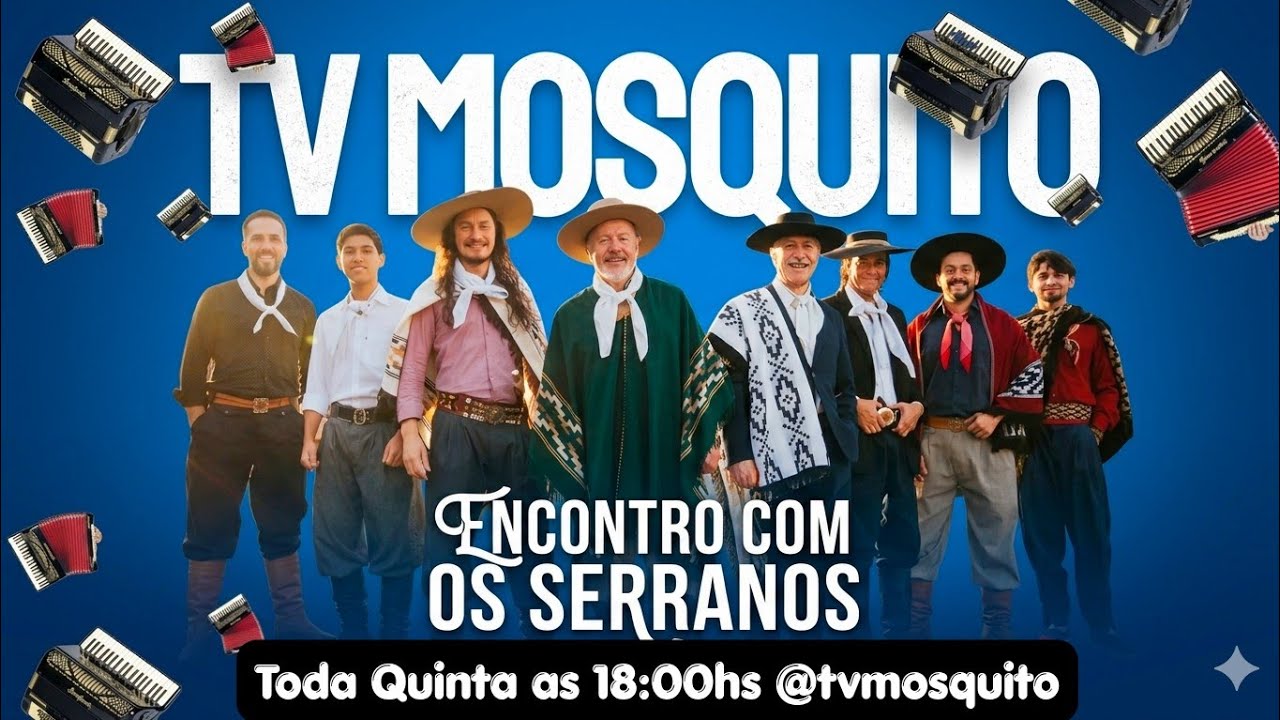 HOJE ÀS 18H 🔥 Estreia Encontro com os Serranos | Novo Quadro na TV Mosquito