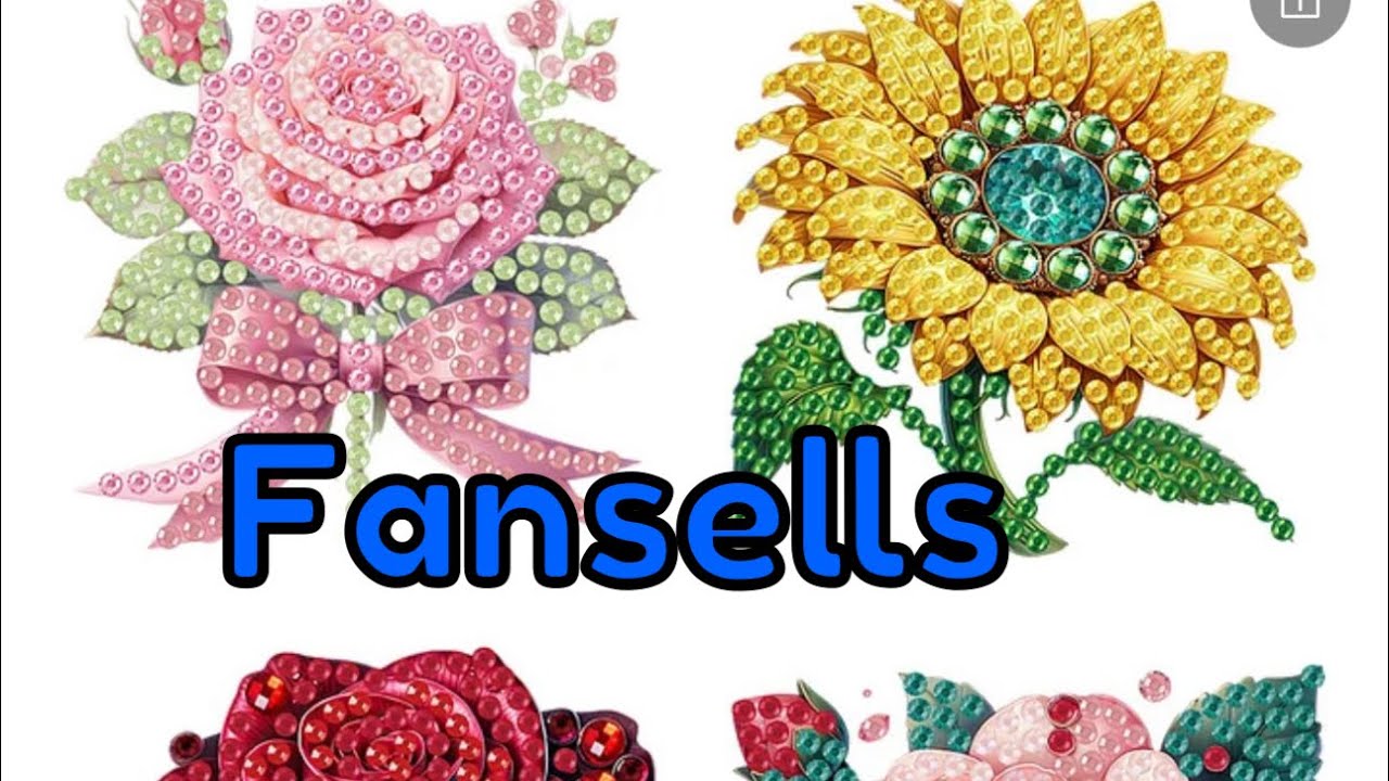 Распаковка набора для алмазной живописи от Fansells.
