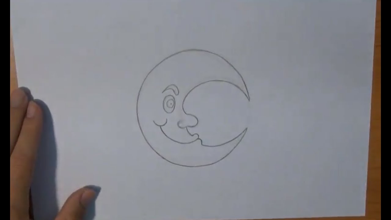 Como desenhar uma lua animada