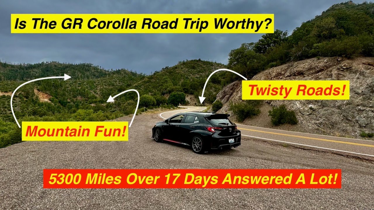 Путешествие на GR Corolla: стоит ли оно того? 9 штатов, 5300 миль