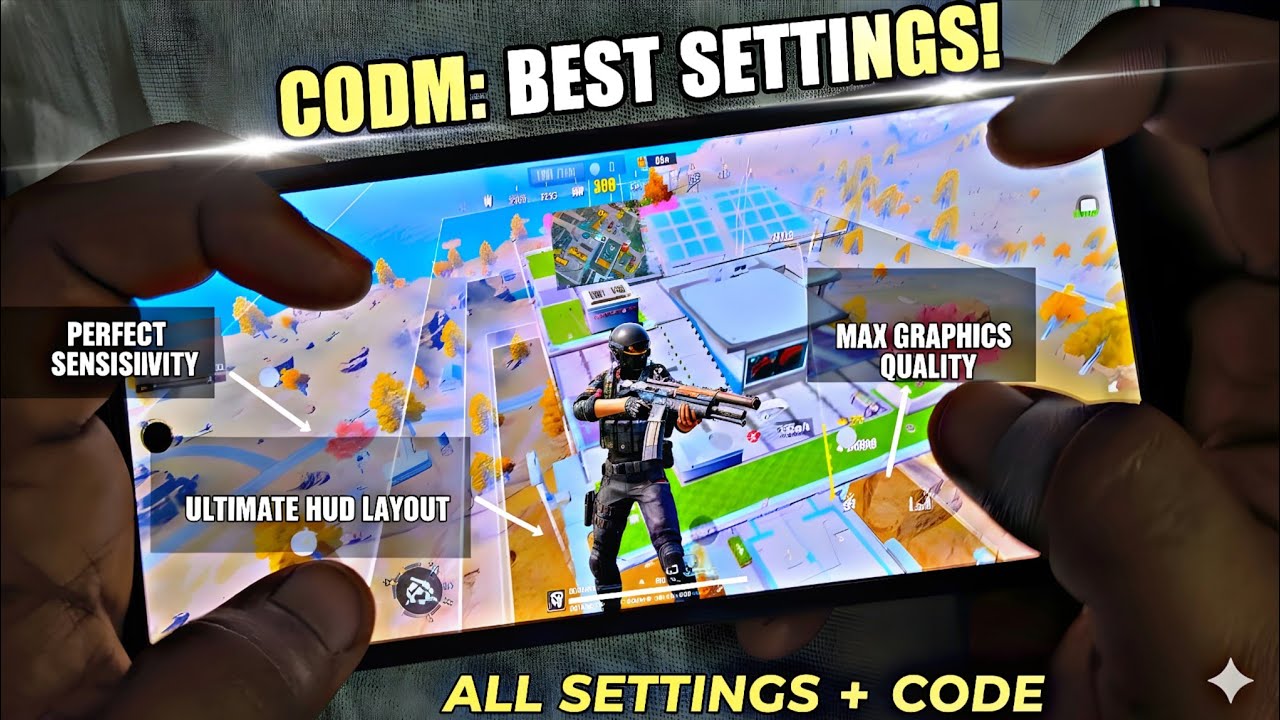 💯Pro Secret ALL Codes😱👊Best Sensitivity Settings🔥Basic Settings✅ Best 4 Finger HUD Layout 😎 CODM BR📈