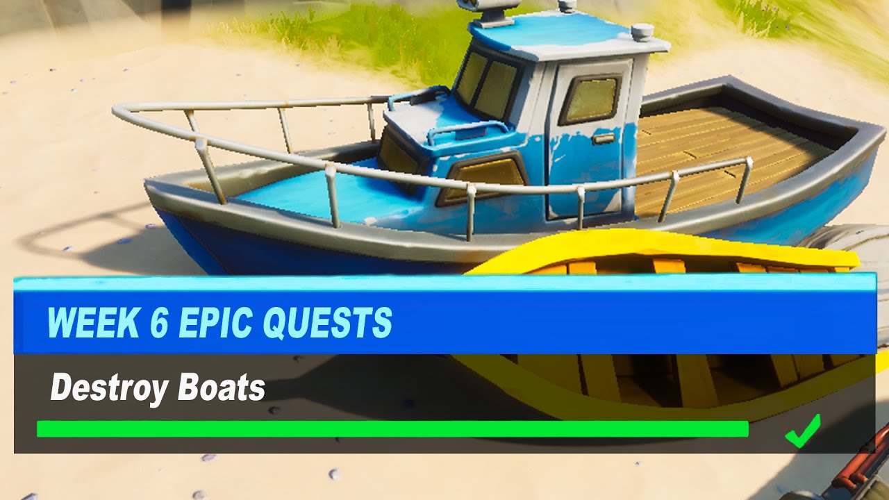 Destroy Boats Fortnite