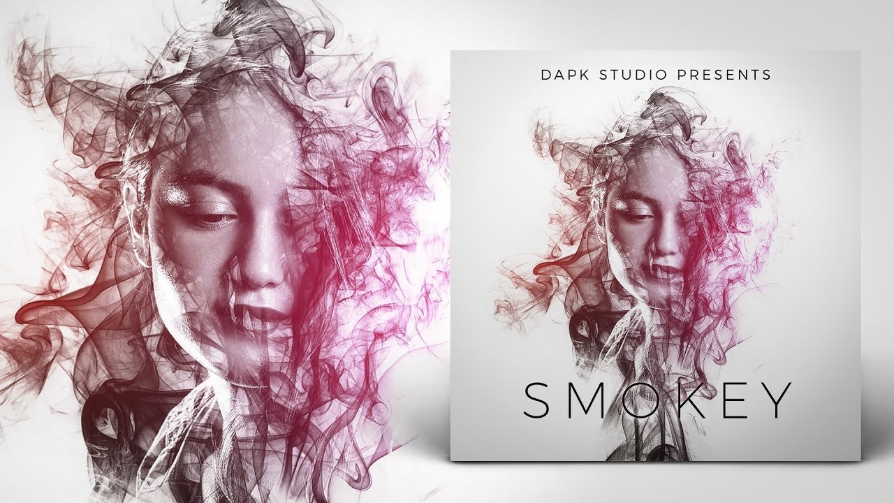 Smoke Effect - Album Art in Photoshop CC 2019 - Urdu / Hindi