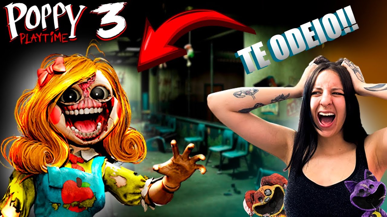 Eu ODEIO essa boneca!! Poppy Playtime Chapter 3 - Ep.3
