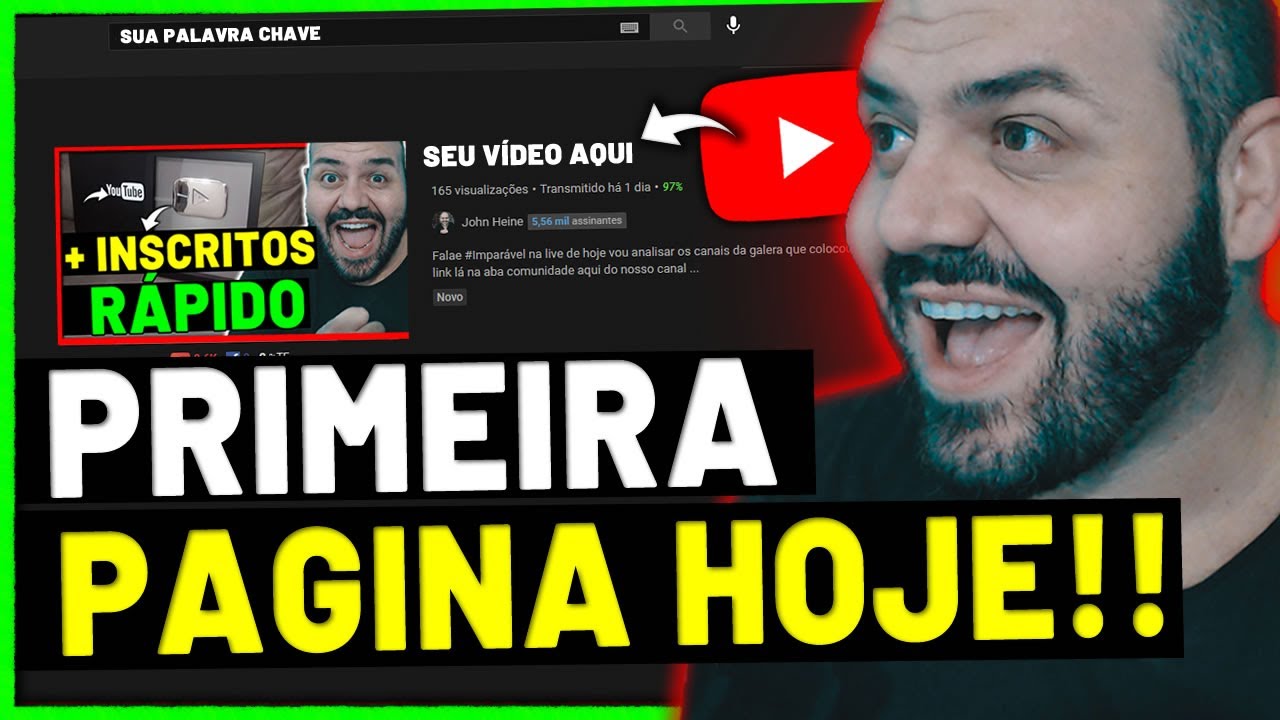 SEO DO YOUTUBE: 11 DICAS DE COMO APARECER NA PRIMEIRA PÁGINA DO YOUTUBE