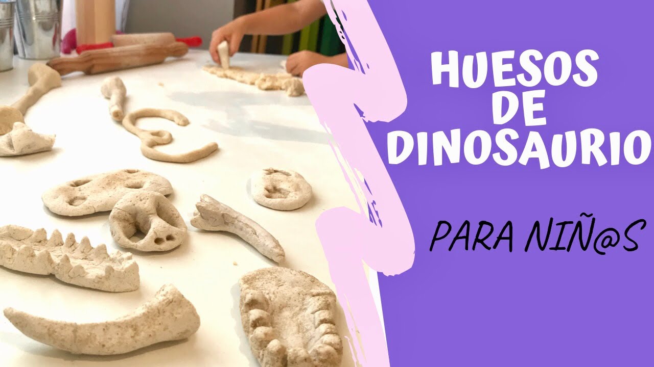 🦴 Como hacer HUESOS de DINOSAURIO 🦕 {Excavación Paleontológica}