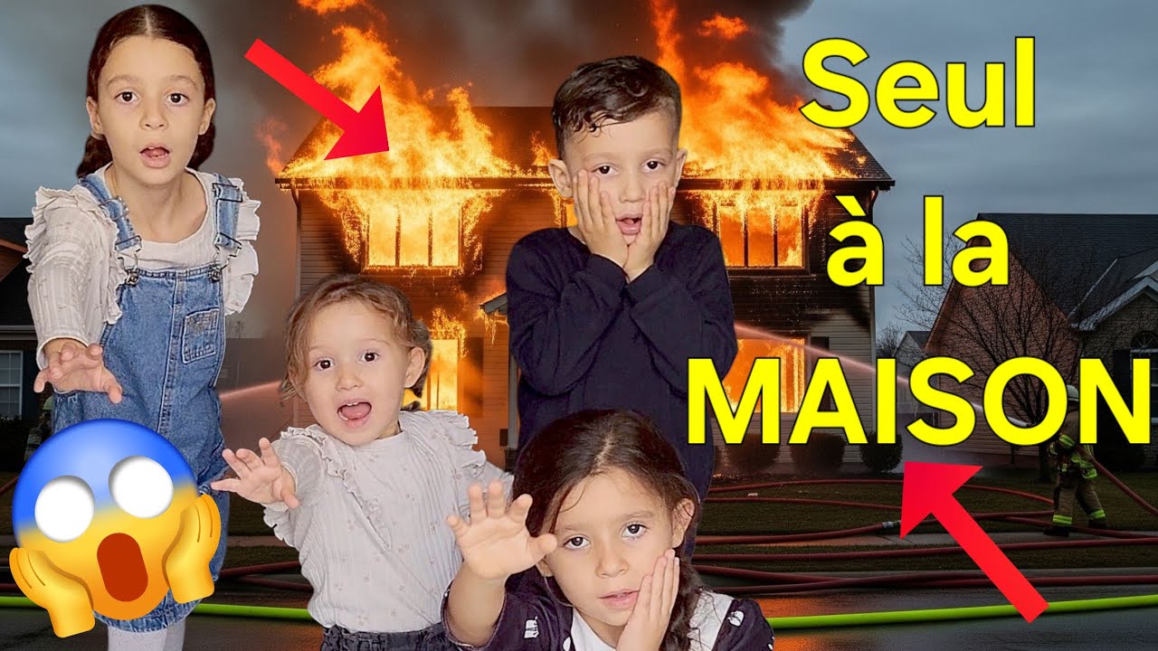 J'ai LAISSÉE Mouna, Aya, Ibrahim et Maïssa Seuls à la Maison !!! 😵‍💫