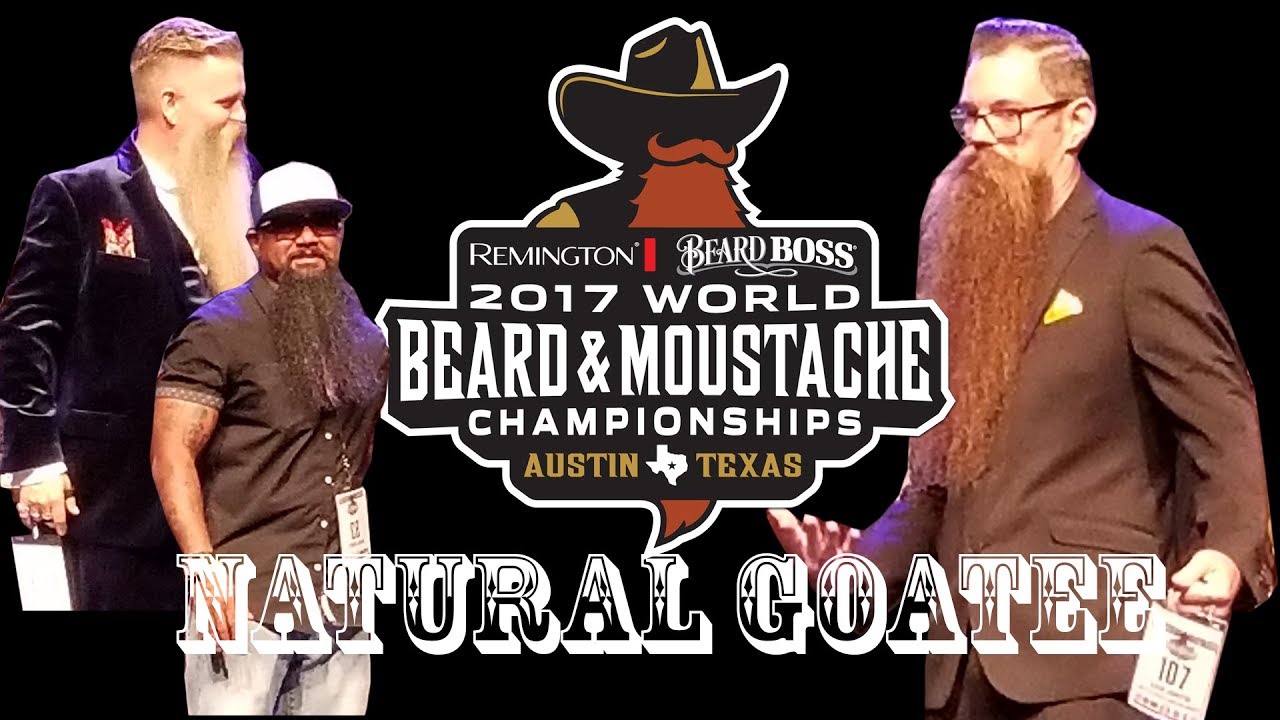 2017 World Beard and Moustache Championship Natural Goatee Highlights