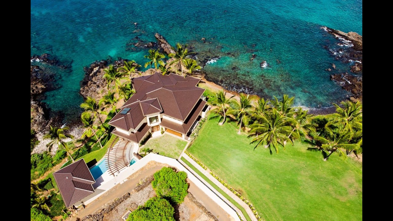 Makena 1.5 Acre Direct Oceanfront New Construction Resort Style Home  |  5022 Makena Road