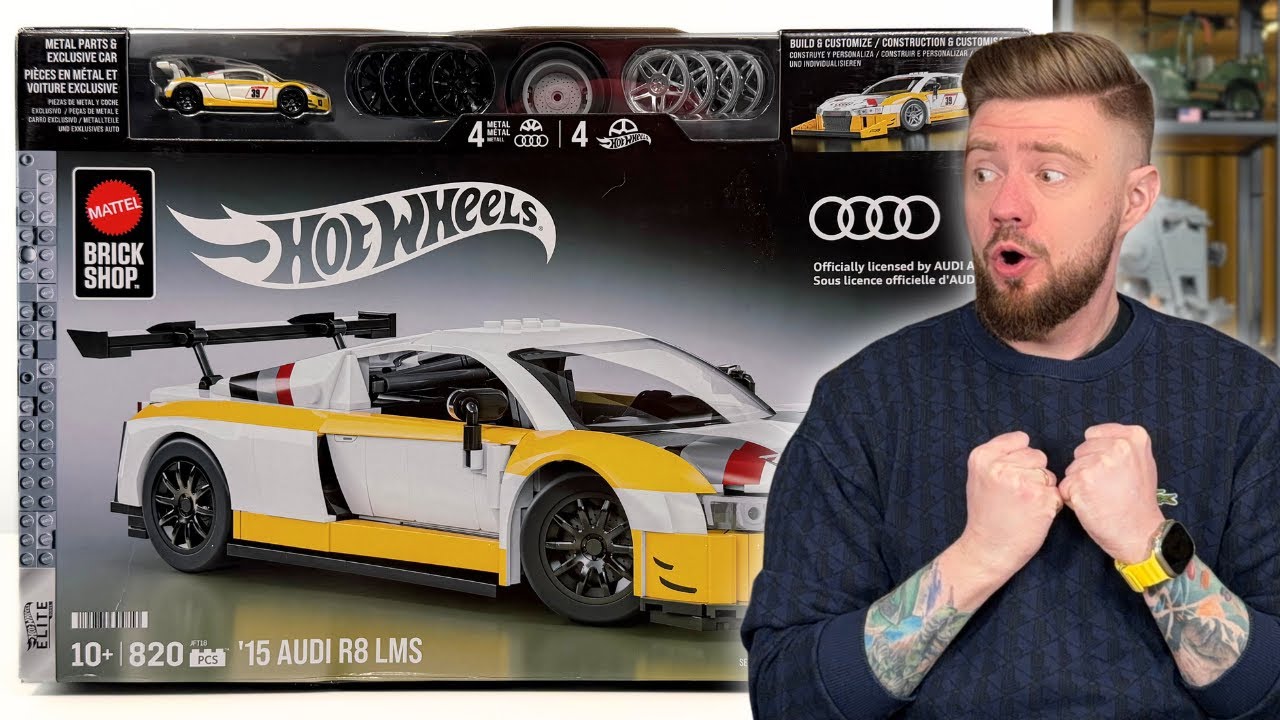 '15 AUDI R8 LMS 🛞 MATTEL BRICK SHOP RECENZJA