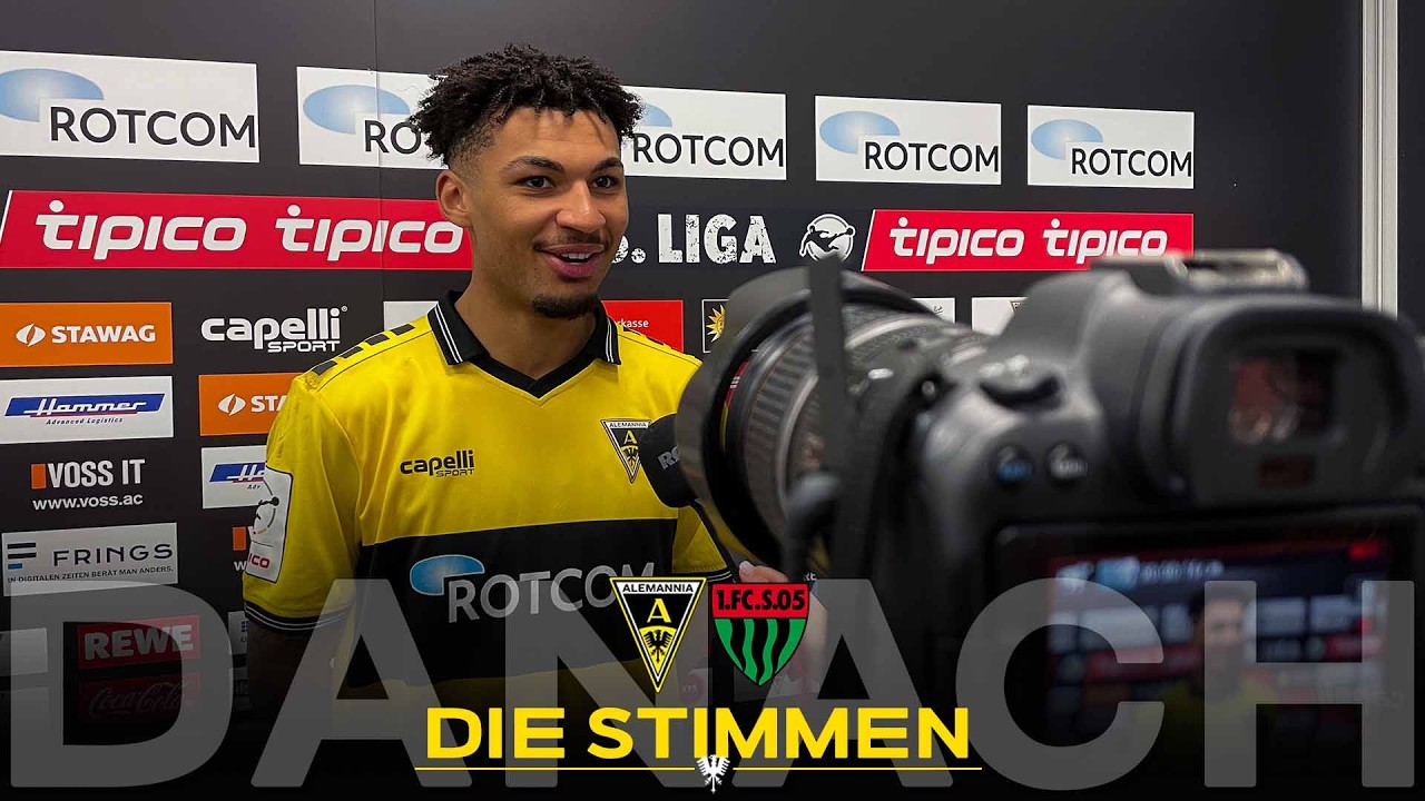 🎙️„Geschlossene Teamleistung“ - Stimmen nach Alemannia Aachen - FC Schweinfurt