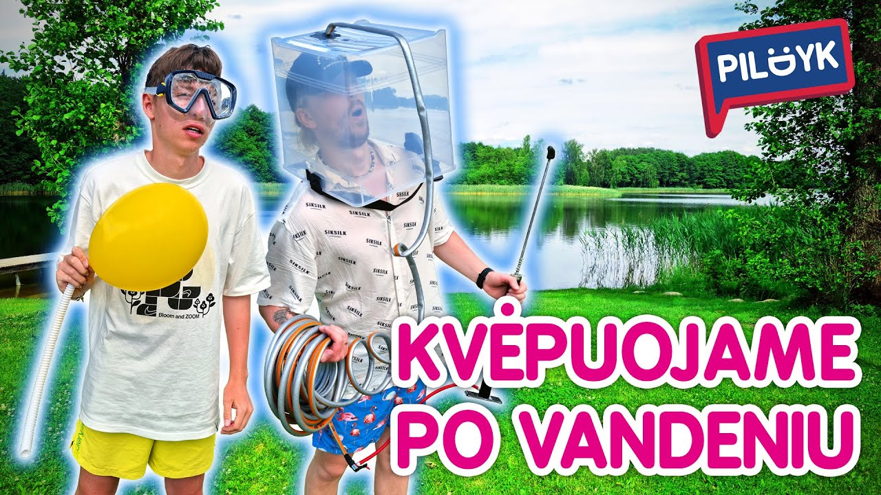 KURIS I&Scaron; MŪSŲ NUSKENDO PIRMAS?! 😱 | Talžūnas, Aqva, GretaSweet, STIMOMEDIA & Vėjas | PILDYK