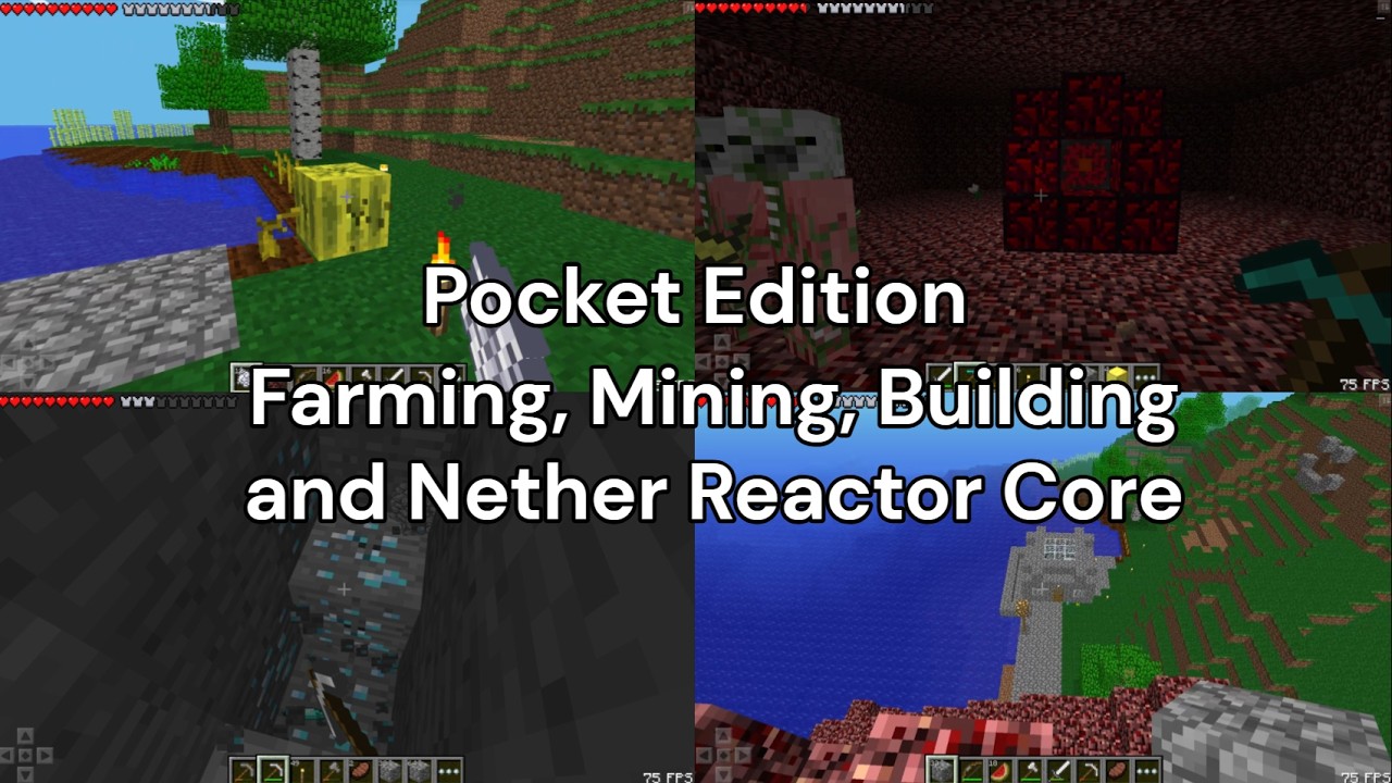 Minecraft Pocket Edition 0.6.1 Nether Reactor Core and More