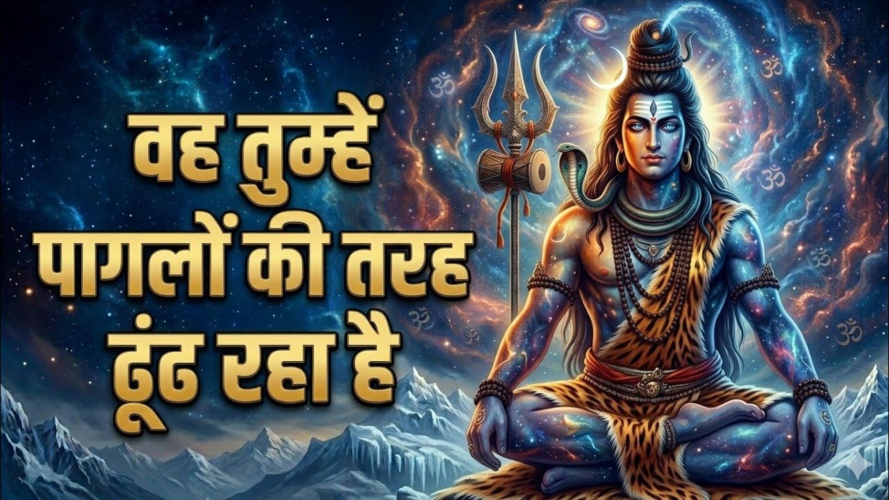 Shiv ka sandesh today | वह तुम्हें पागलों की तरह ढूंढ रहा है  | Shiv sandesh | mahadev ka sandesh